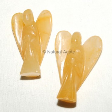 Yellow Quartz Angels 2 inches