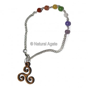 Celtic Symbol Chakra Pendulum Chain