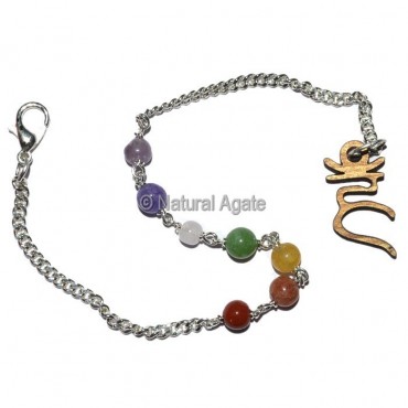 Sanskrit Throat Chakra Pendulum Chain