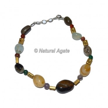 Assorted Gemstone Anklets