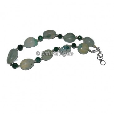 Assorted Tumbled Stones Anklet