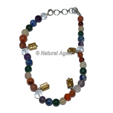 7 Chakra Stone Anklets