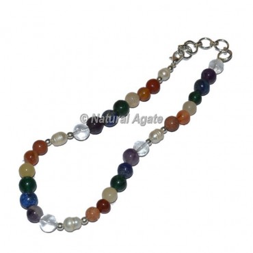 7 Chakra Stone Fashion Anklets