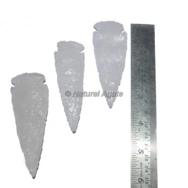 Crystal Quartz Arrowheads 3 Inch