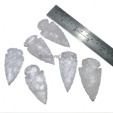 Crystal Quartz Arrowhead 2 Inch