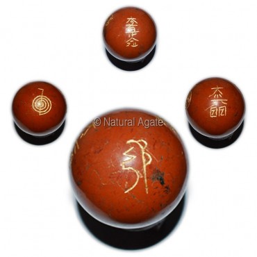 Red Jasper Usui Reiki Symbol Ball