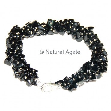 Black Agate Hand Made Necklace