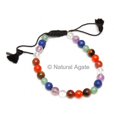 Chakra Bracelets With Drawstring