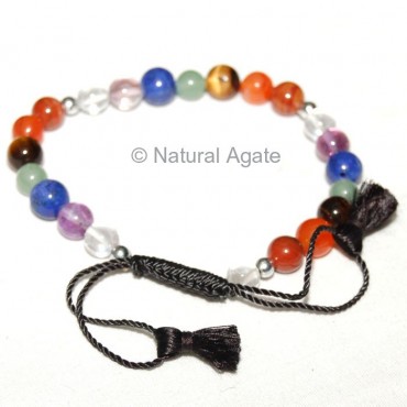 Chakra Bracelets With Drawstring