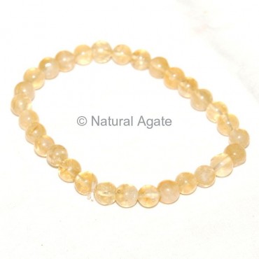 Citrine Beads Bracelet