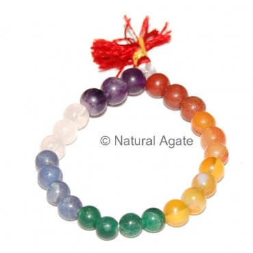 Chakra Round Beads Bracelets