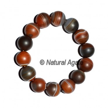 Red Banded Agate Bracelets