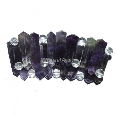 Amethyst Pencil Bracelets