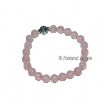 Rose Quartz Gemstone Bracelets with Choko Reiki