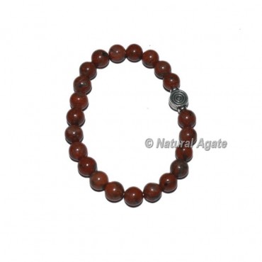 Indian Jasper Gemstone Bracelets with Chokoreiki