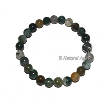 Fancy Agate Gemstone Bracelets with Chokoreiki