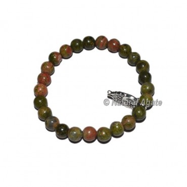 Unakite Gemstone Bracelets