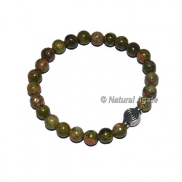 Unakite Gemstone Bracelets with Choko Reiki