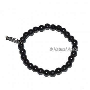 Pure Black Onyx Gemstone Bracelets