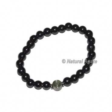 Pure Black Onyx Gemstone Bracelets With Choko Reiki