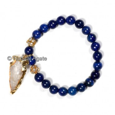 Blue Onyx With Arrowheads Bracelets