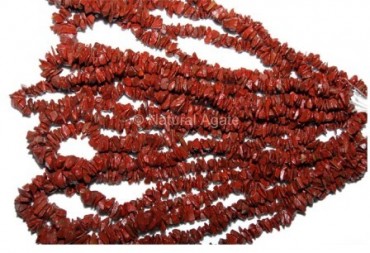 Red Jasper Chips Beads String
