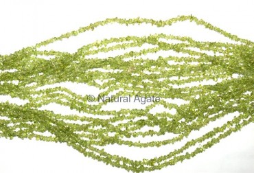 Peridot Chips Beads String