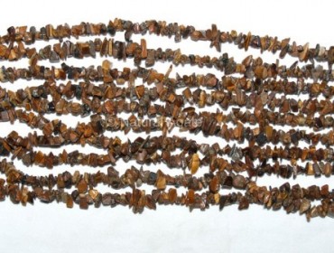 Tiger Eye Chips Beads String