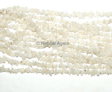 Rainbow Moonstone Chips Beads String