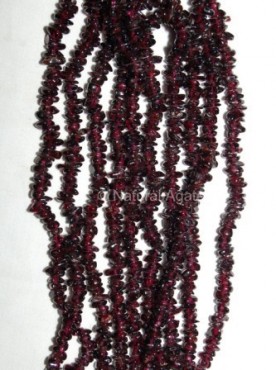 Garnet Chips Beads String