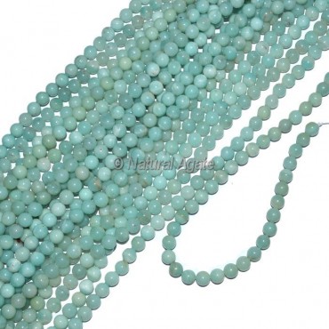 Amazonite Round Beads String