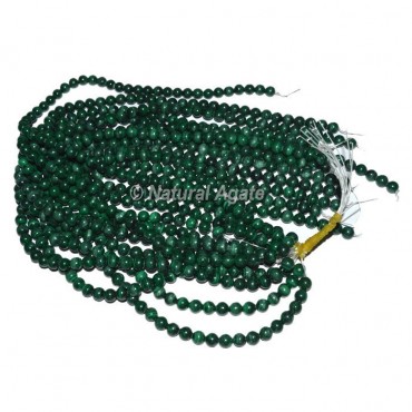 Malachite Gemstone Round Beads