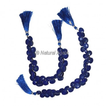Faceted Lapis Lazuli Tear Drop Beads