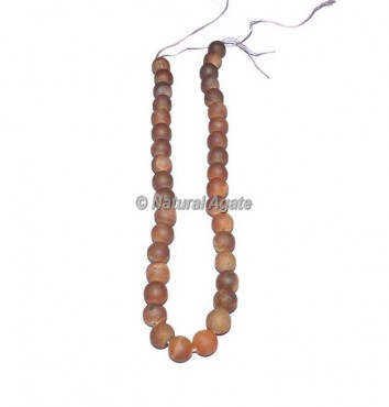 Red Color Druzy Agate Beads