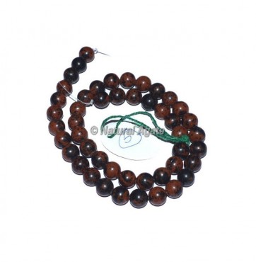 Mahogany Obsidian Agate Beads