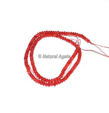 Red Agate Gemstone Beads