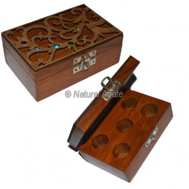 Chakra Geometry Wooden Box