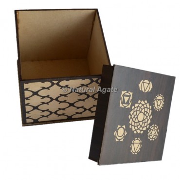 Long Chakra Wooden Gift Box