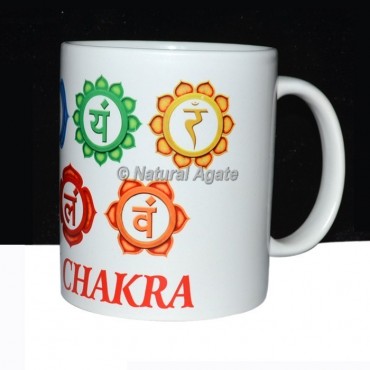 Printed Flower Chakra Cup