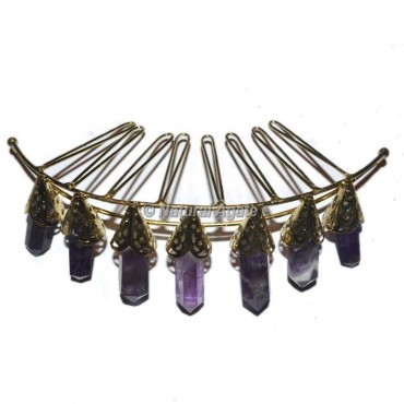 Amethyst 7 Pencil Golden Crown