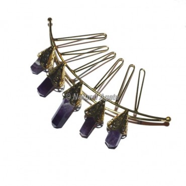 Amethyst 5 Pencil Golden Crown