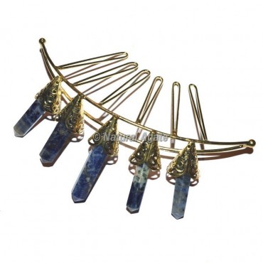 Lapis Lazuli  5 Pencil Golden Crown