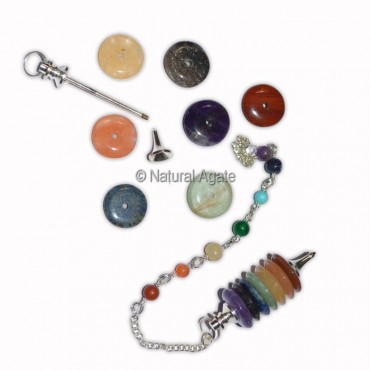 Chakra Tyre Shape Pendulums