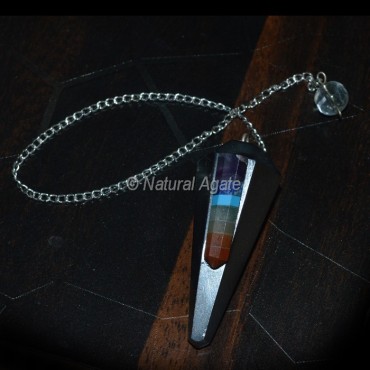 Hematite Pendulums with Chakra Point