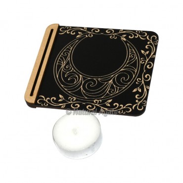 Tarot Card Holder With Moon Symbol