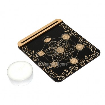 Metatron Tarot Card Holder With 7 Chakra