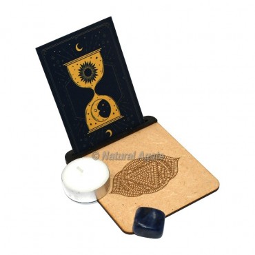 Third Eye Tarot Card Holder with Hour Glass Symbol