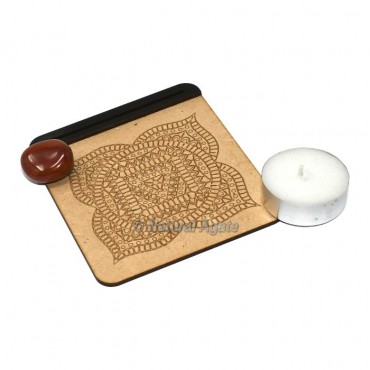 Root Engaraved Chakra Tarot Card Holder