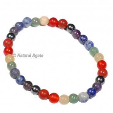 Healing 7 Chakra 8mm Beads Bracelets