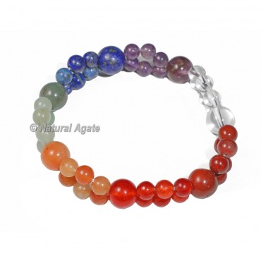 Double Layer 7 Chakra Bracelet